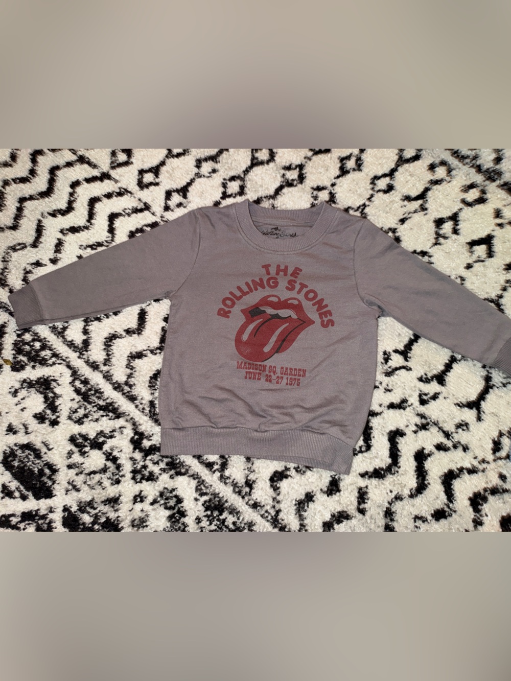 The Rolling Stones Graphic Sweatshirt - Dusty Mauve